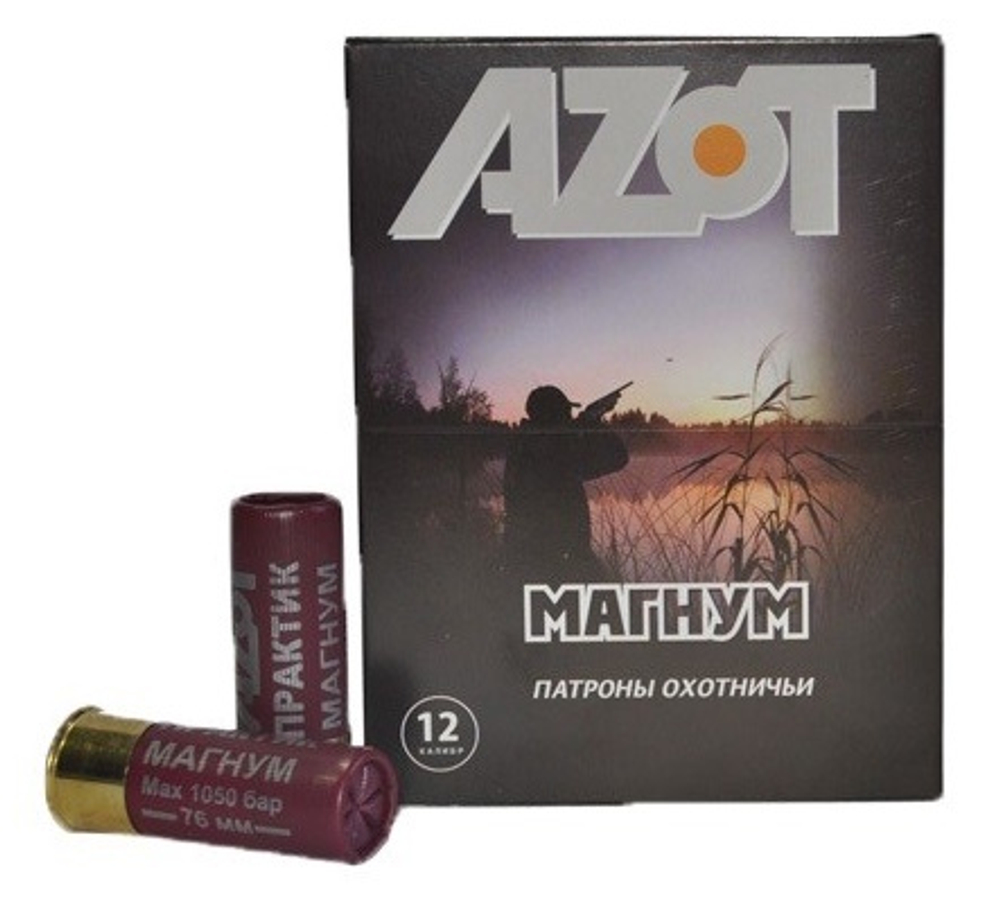 Патрон 12/76 Азот №7 б/к Магнум 42г