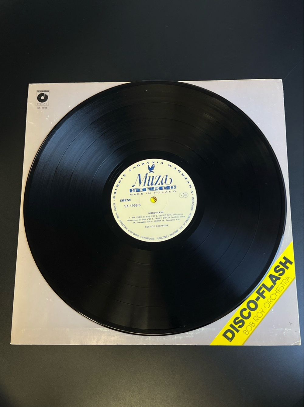 LP Bob Roy Orchestra ‎– Disco-Flash. Виниловая пластинка 12 дюймов. Польша