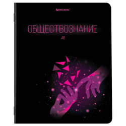 Тетради предметные, КОМПЛЕКТ 12 ПРЕДМЕТОВ, "DARK", 48 листов, глянцевый УФ-лак, BRAUBERG, 404028