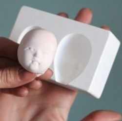 Молд для лепки лица (2 оттиска)