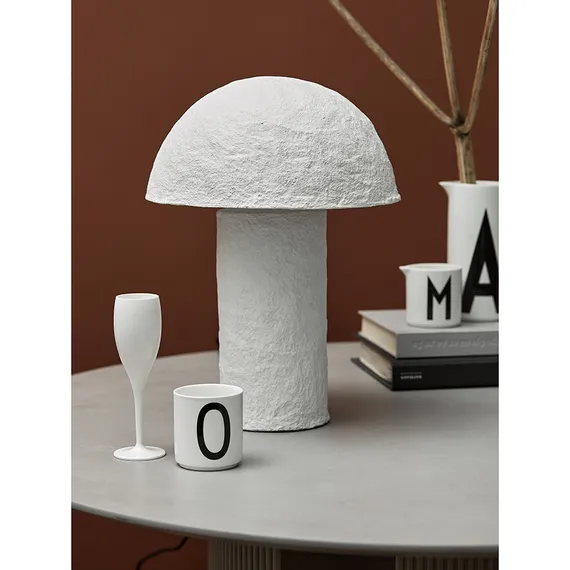 Лампа настольная texture sleek, D32x42 см, белая