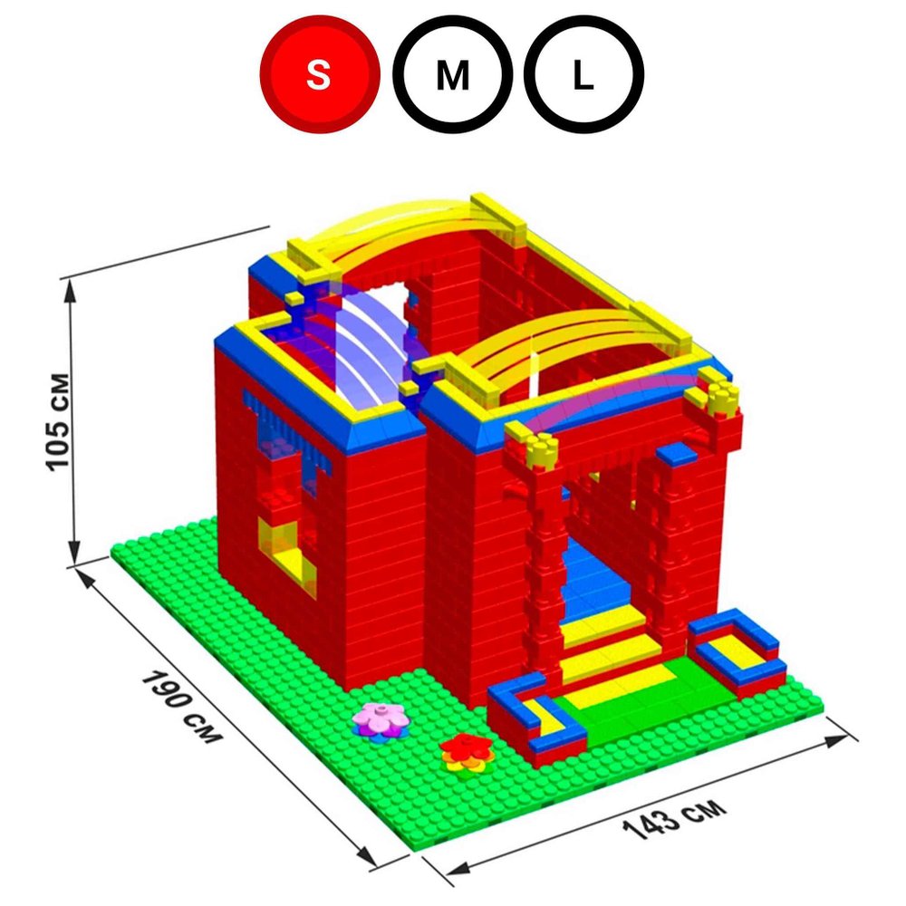 Набор GigaBloks 7,5: Дворец на платформе