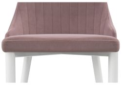 Стул на металлокаркасе Kora white / light purple