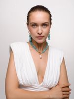 Колье Sea Coral Pearl Gold