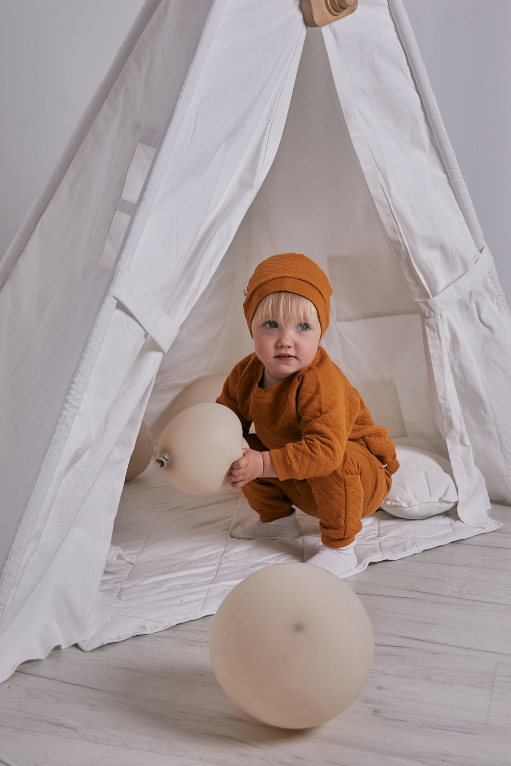 Штанишки утепленные Горчица RinaAmari