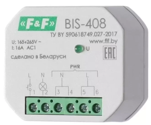 Реле времени импульсное BIS-408