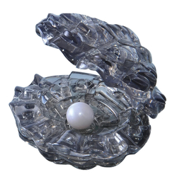 Жемчужная Ракушка Чёрная, 3D-головоломка