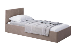 Кровать Поло с подъёмным механизмом, спальное место 90х200, лдсп, ткань микровелюр