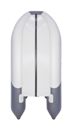 Лодка ПВХ Ривьера Компакт 3400 СК "Комби" светло-серый/графит