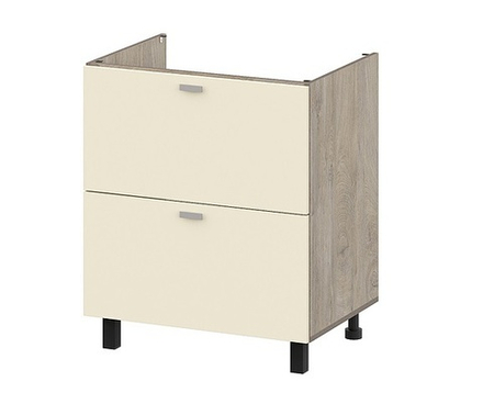 Этна-Алебастр Тумба под мойку 700мм 2 ящика