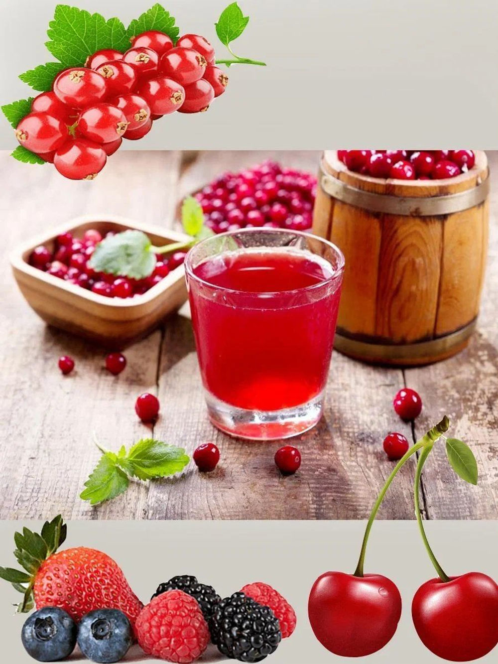 Кисель быстрого приготовления Приправыч Клюква 110 гр. 25 шт.