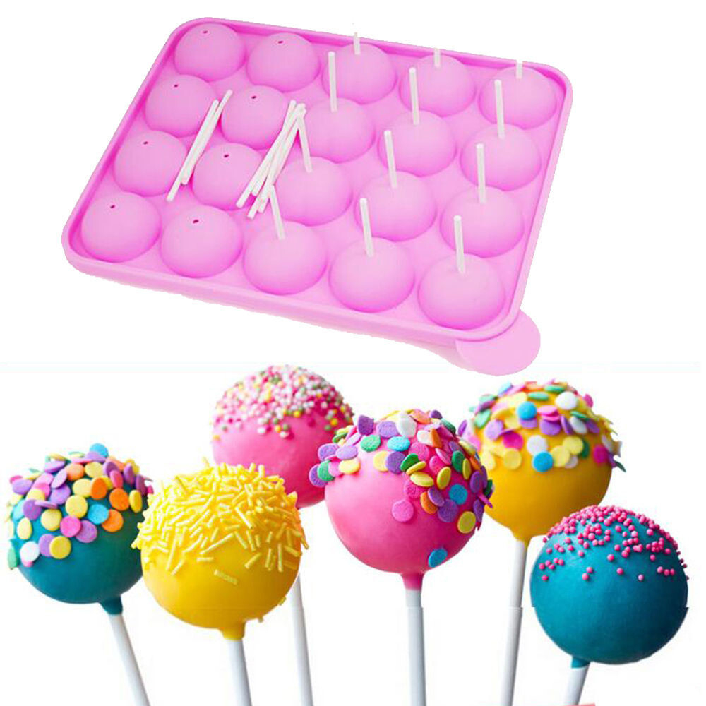 Форма для кейк-попсов 20 ячеек (диаметр 4 см)