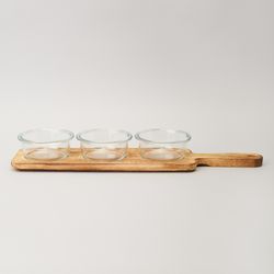 МЕНАЖНИЦА 3-Х СЕКЦИОННАЯ НА ДЕРЕВЯННОЙ ПОДСТАВКЕ 230 МЛ