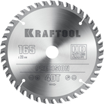 KRAFTOOL Precision, 165 х 20 мм, 40Т, пильный диск по дереву (36952-165-20)