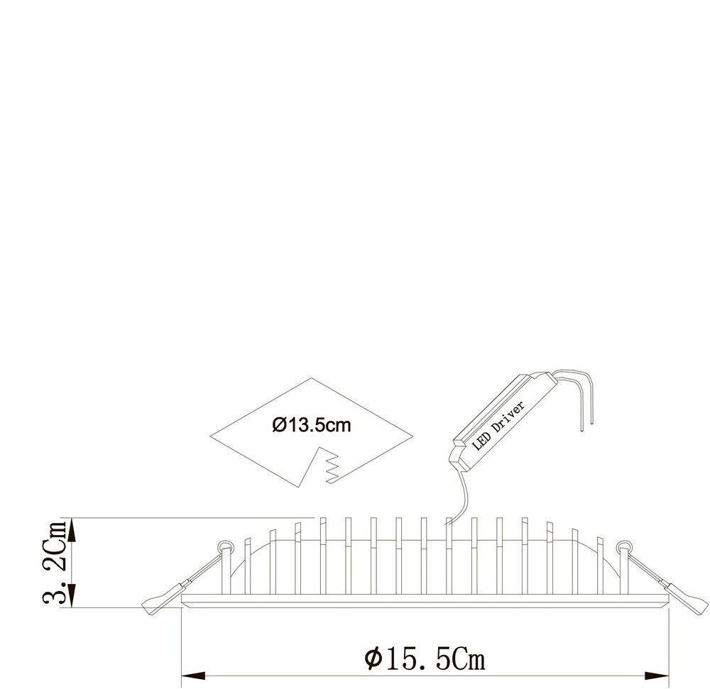 Точечный встраиваемый светильник Arte Lamp