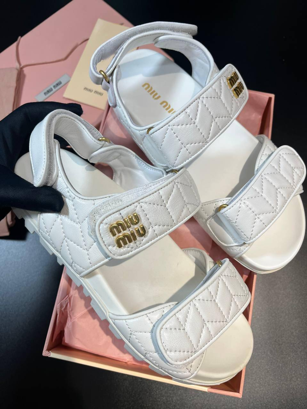 Сандалии MIU MIU