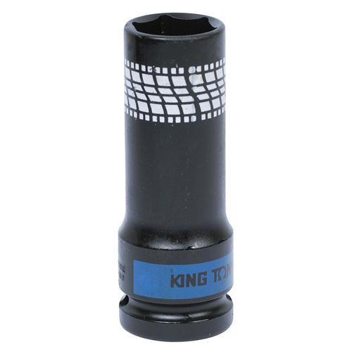 KING TONY (441521M) Головка торцевая ударная глубокая тонкостенная 1/2", 21 мм