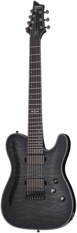 SCHECTER HELLRAISER HYBRID PT-7 TRANS BLACK BURST