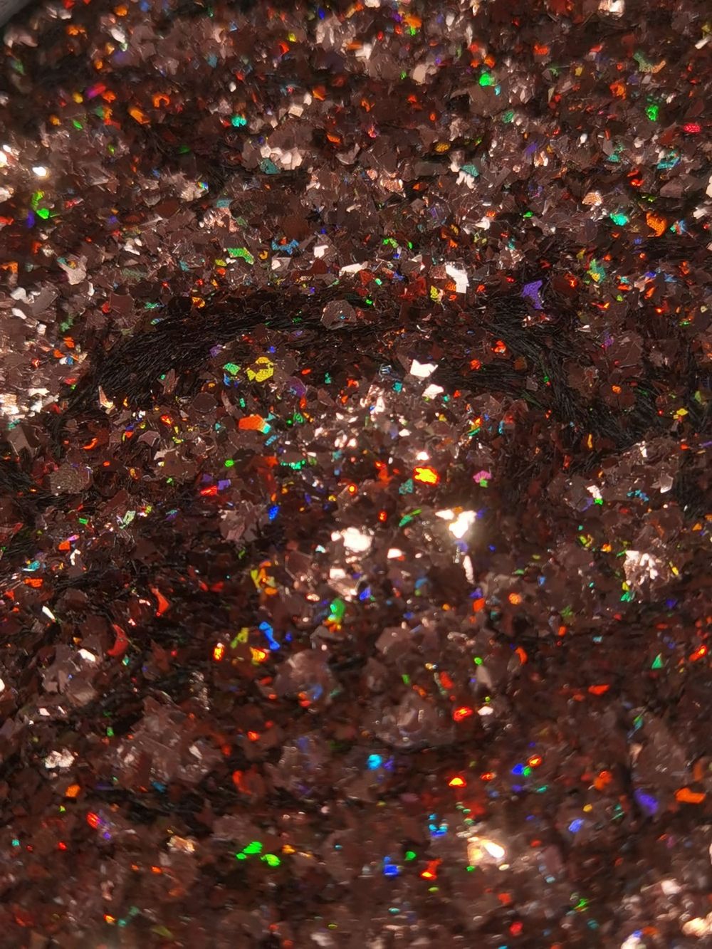 Хлопья - слюда Шоколадный голографик - 88809 - для литья изделий и творчества