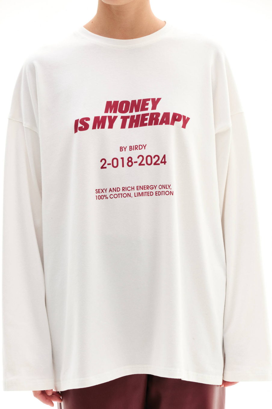 Лонгслив THERAPY | Молочный
