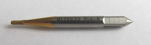 Раскатник (метчик бесстружечный )  М1,2х0,25  TiN