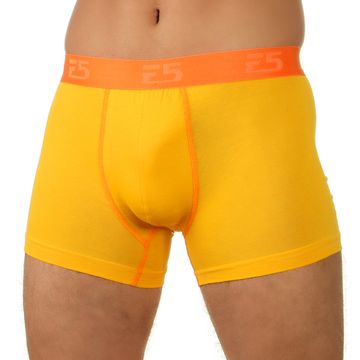 Мужские трусы боксеры желтые E5 Underwear Cotton