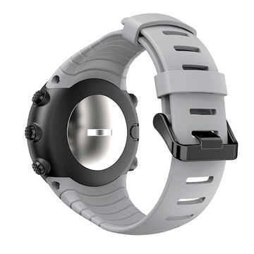 Ремешок силиконовый для Suunto Core спортивный (Серый)