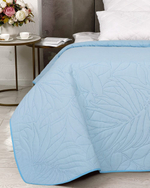 Покрывало на кровать, стеганое, поплин с размерами 215х220