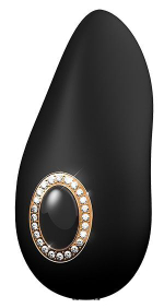 Черный клиторальный стимулятор ELENA (Цвет: черный)