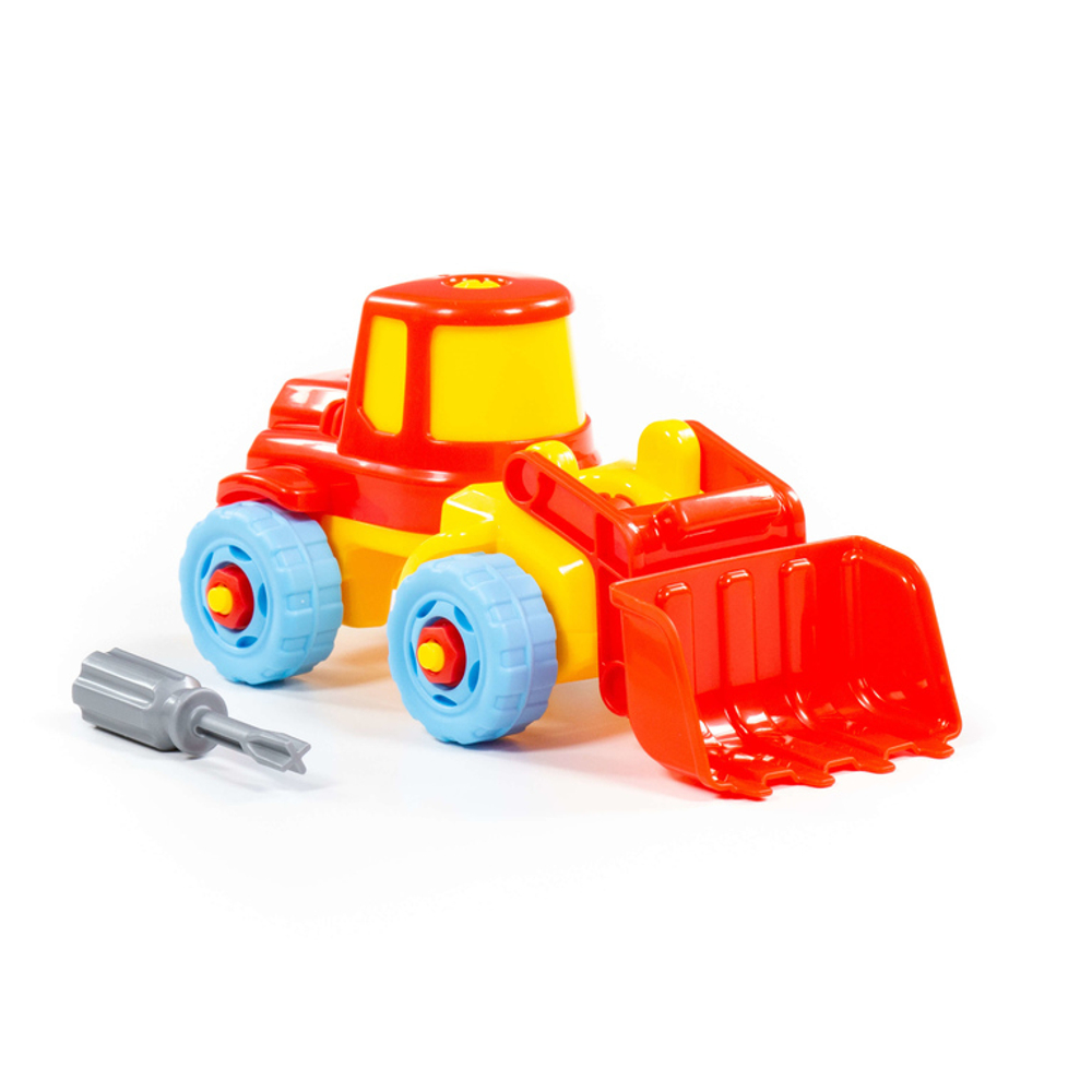 77103/Конструктор-транспорт "Погрузчик" (20 эл) (в пакете)195x100x290мм/5