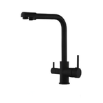 Смеситель для кухни, Frud, с картриджем, подкл к фильтр, чер, R43053-6