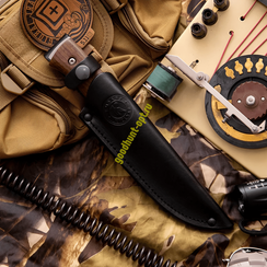 Тактический разделочный нож Стерх 1 AUS-8, рукоять- дерево