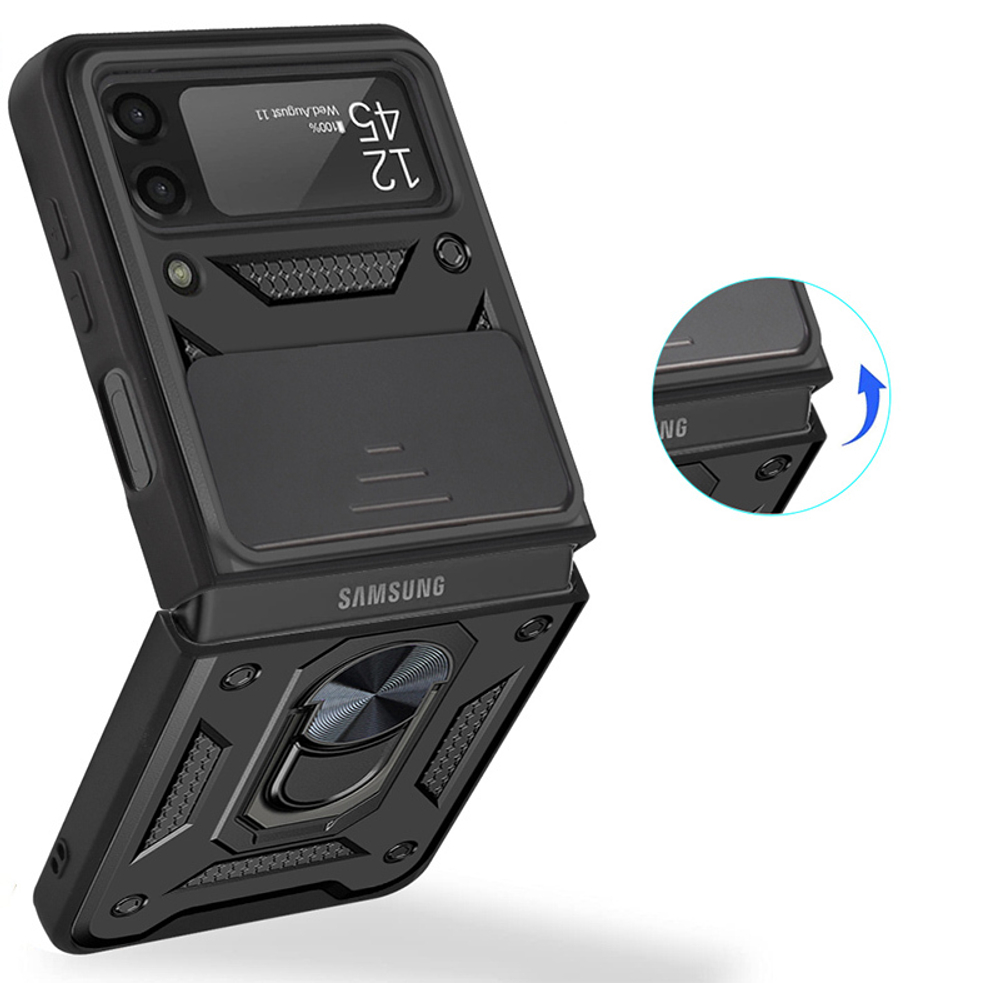 Чехол с кольцом Bumper Case для Samsung Galaxy Z Flip 3