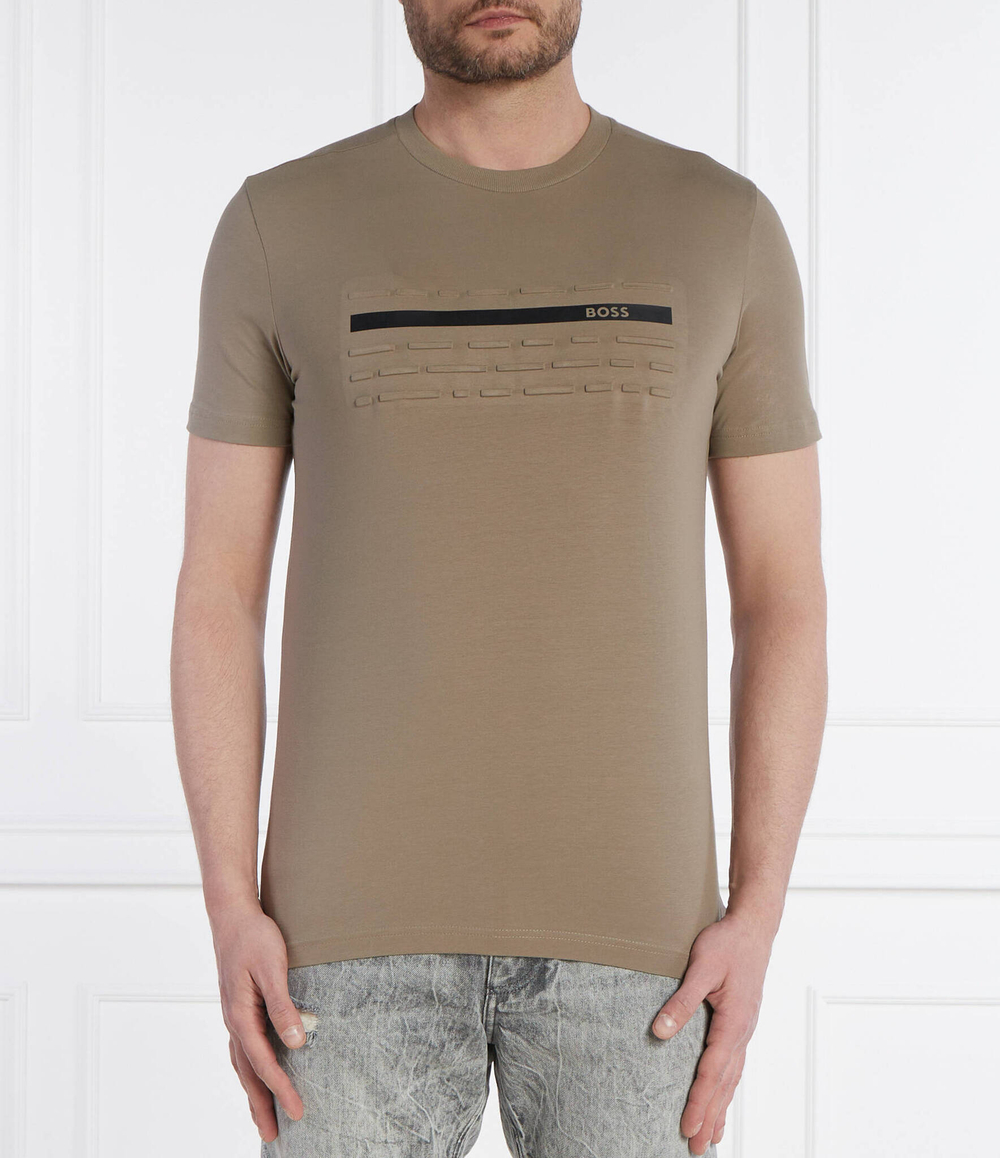 Футболка Tee 4 BOSS GREEN - хаки(50513010)