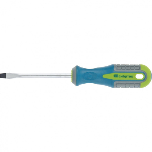 Отвертка SL6.0х100мм CrV Сибртех