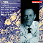 Royal Scottish Orchestra, Bryden Thomson / Carl Nielsen: Symphonies - No.4 The Inextinguishable, No.6 Sinfonia Semplice (CD)