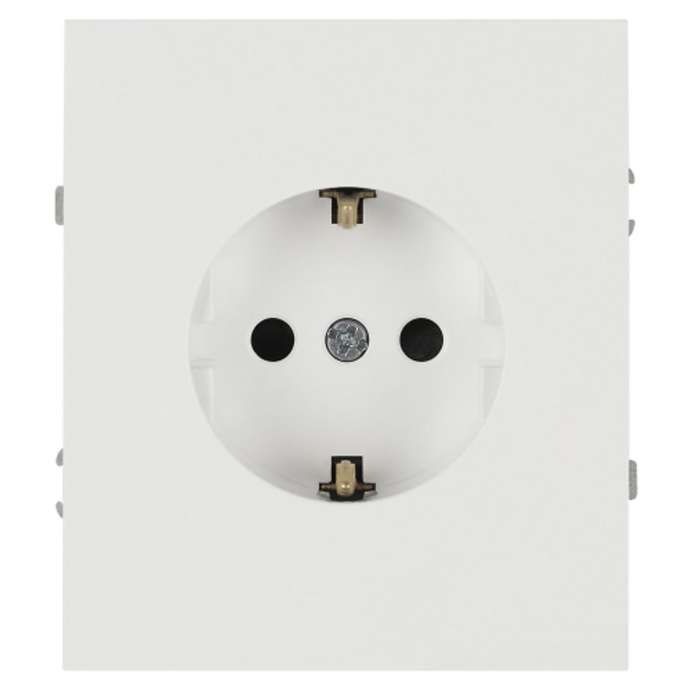 Розетка ЭРА Arktik 16-2101-08 с заземлением 2P+E Schuko 16А-250В белый матовый | Эра Arktik