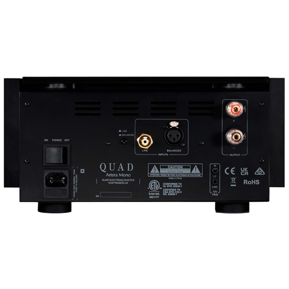 Quad Artera Mono Aluminium Black — моноблочный усилитель мощности