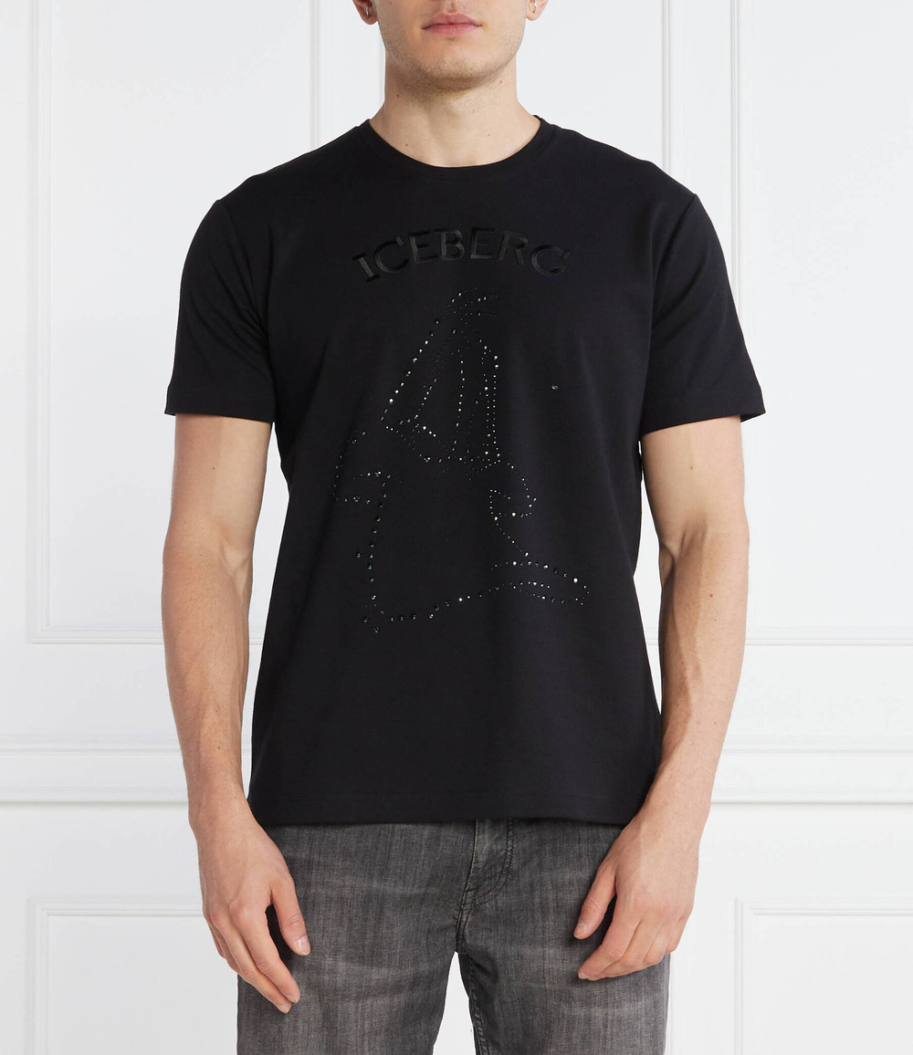 Футболка Iceberg - черный(235 I1P F02M 6307)