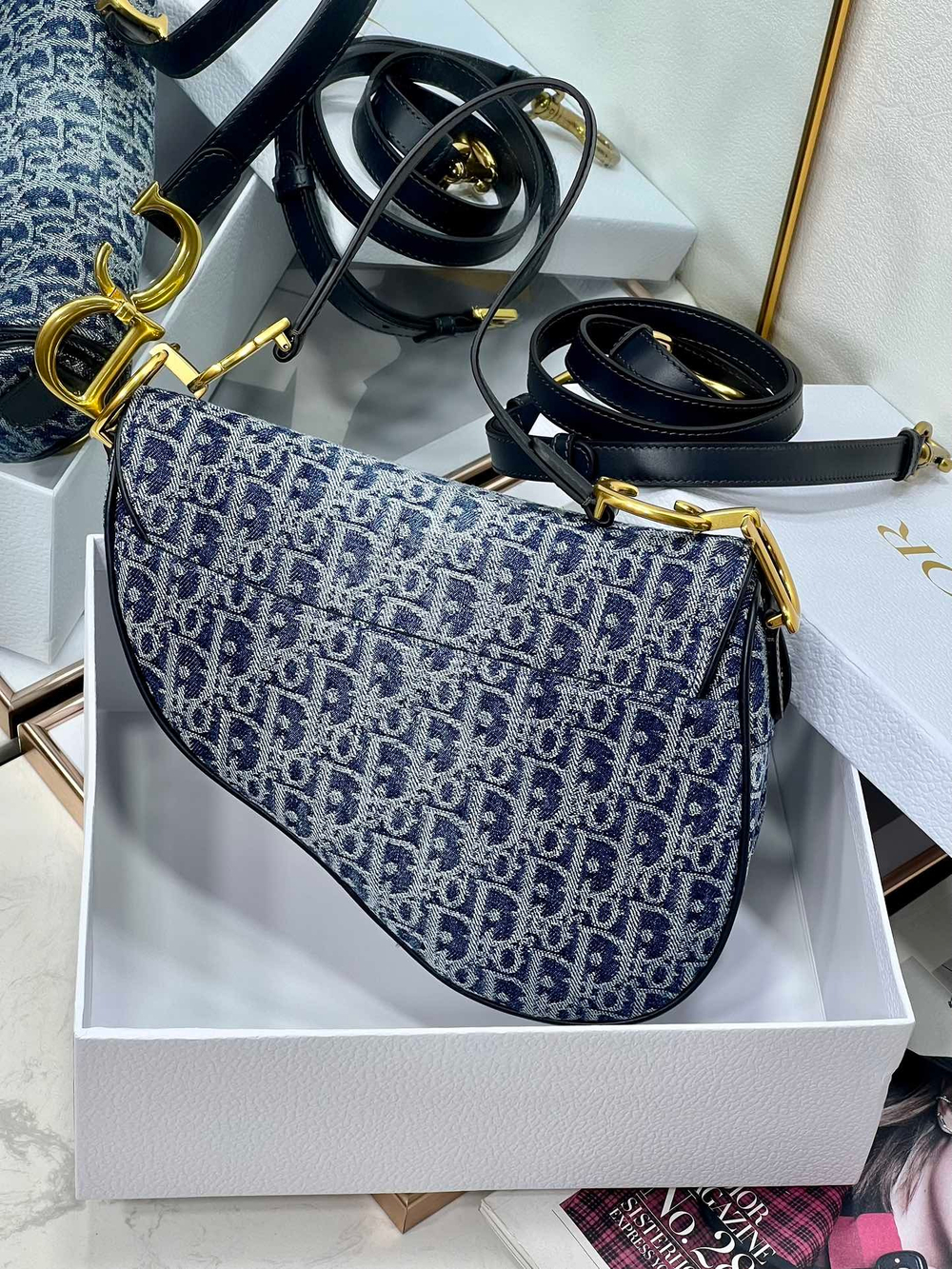 Christian Dior Saddle Bag 25 cm