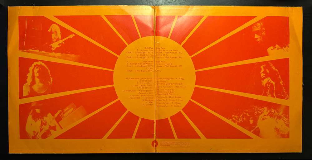 Deep Purple ‎– Made In Japan 2LP (Европа)
