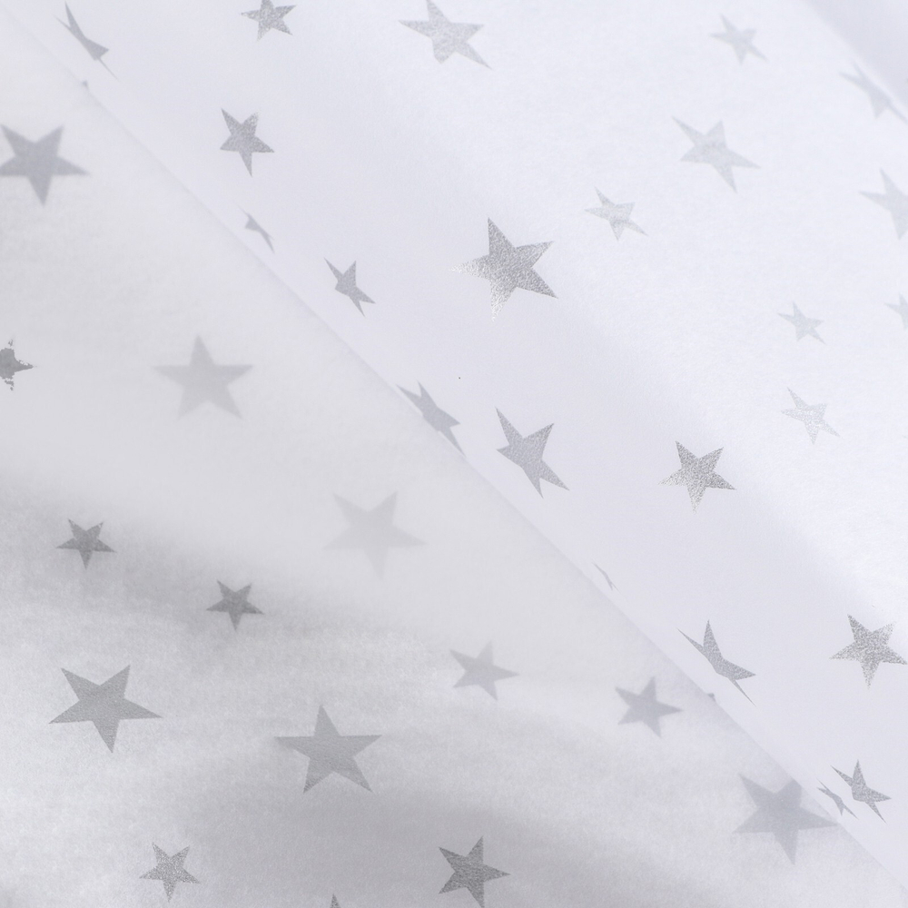 Бумага упаковочная тишью "Звездочки",50 х 66 см 956146 набор