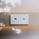 Розетка Ethernet RJ-45 cat. 6A экранированная (белый матовый) W5120001