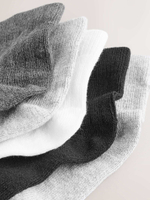 Носки для малышей Next E22-176, 5 шт., Белый, Серый, Черный