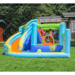 Батут домашний "Водная горка 2" 4,5*4*2,6 м