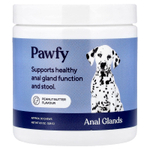 Pawfy, Анальные железы, от 6 месяцев, арахисовая паста, 30 жевательных таблеток, 128 г (4,5 унции)