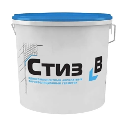 Герметик акрилатный пароизоляционный Сази Стиз В белый 7 кг