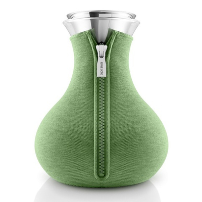 Чайник заварочный tea maker в неопреновом текстурном чехле, 1 л , светло-зелёный