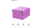 Комплект полотенец вафельных Home One 45х70 (4шт), сирень