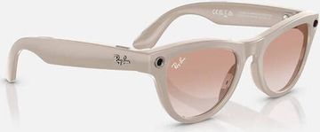 Ray-Ban Meta Skyler - RW4010 Shiny Chalky Gray, Cinnamon Pink (M 52-20) ( Розовый )